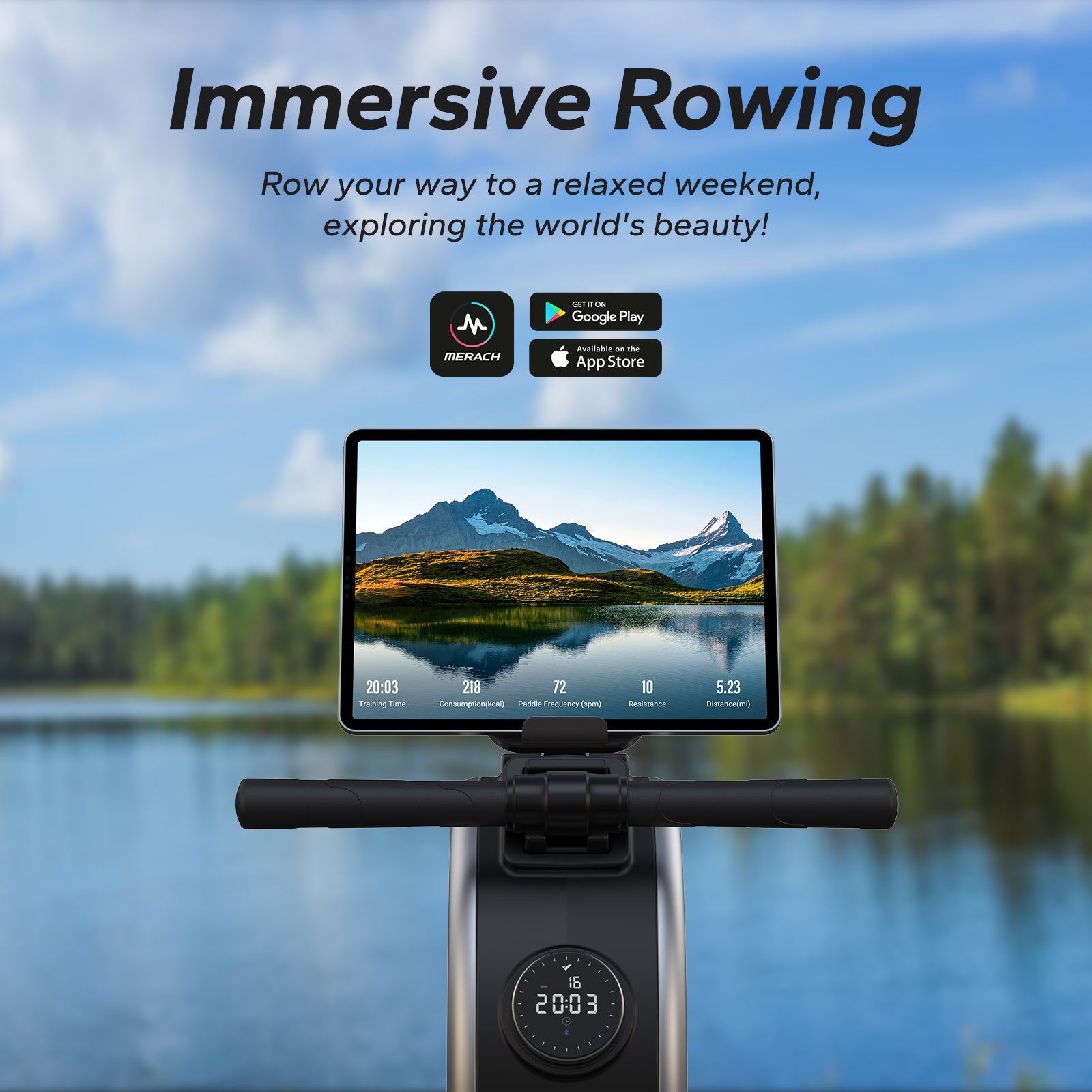 Q1S Pro Electromagnetic Rowing Machine